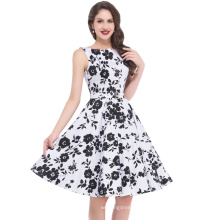 Belle Poque Stock sans manches 23 modèles Retro style Vintage coton imprimé 50s Pinup Dress BP000002-7